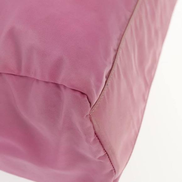 PRADA Tote Bag Nylon Pink Auth 95413 - Picture 9 of 16